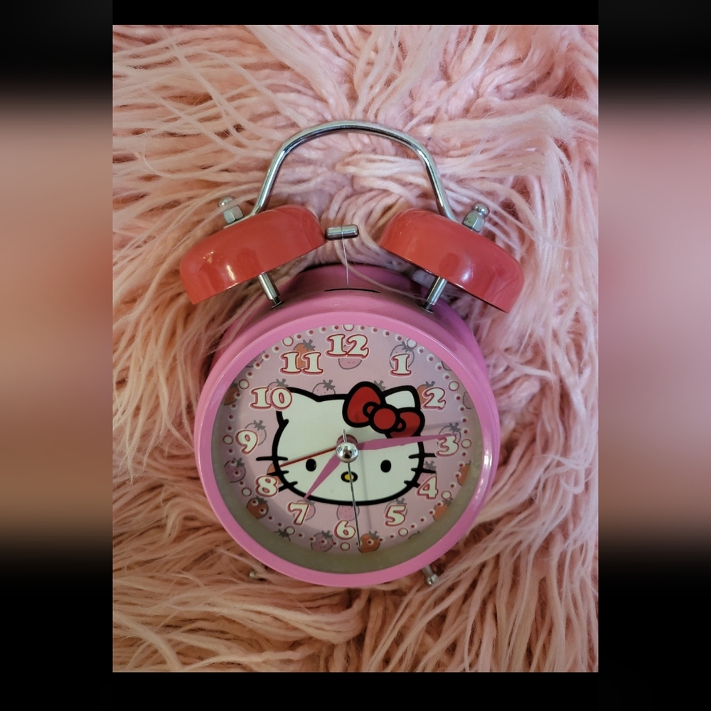 Hello Kitty Pink Alarm Clock